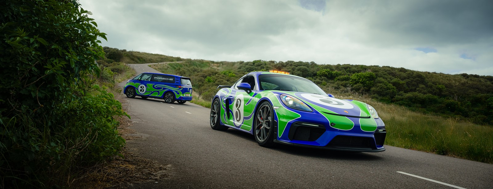 Van het circuit naar de openbare weg: iconische Hippie livery van Porsche herleeft. 