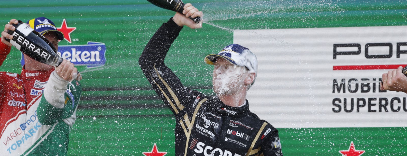 Volledig Nederlands podium in Porsche Mobil 1 Supercup op Circuit Zandvoort.