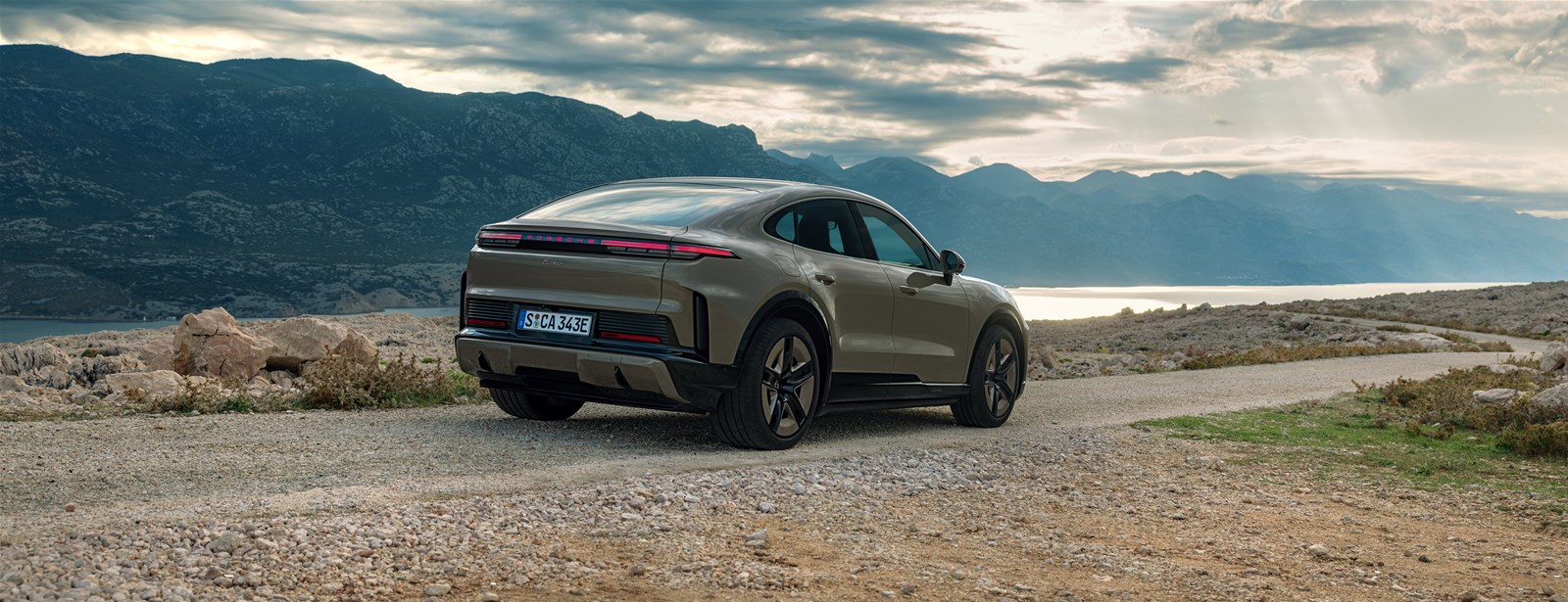De wereldpremière van de Cayenne Coupé Electric.