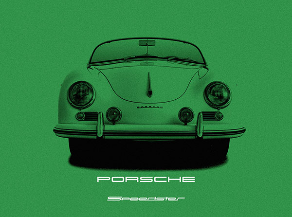 Porsche 356 Speedter Green.