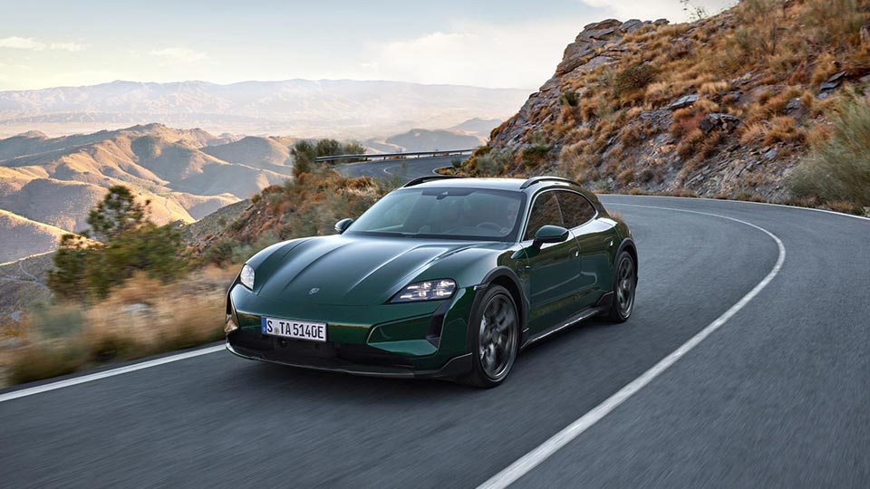 Porsche Taycan Cross Turismo Modellen