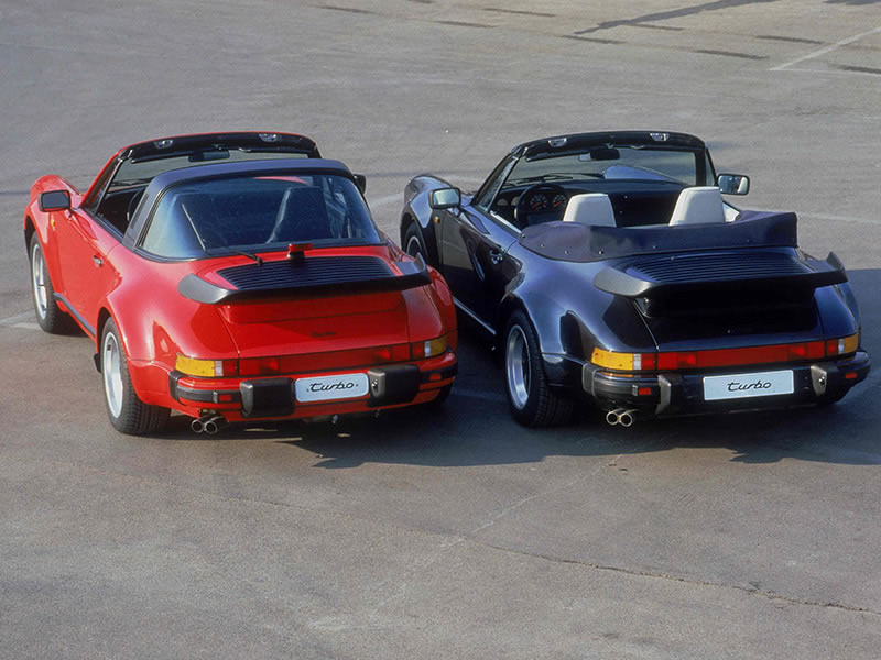 911 Turbo 3.3 Targa, 911 Turbo 3.3 Cabriolet (1987-89)